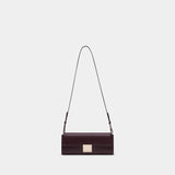 Mimi Crossbody - AMI Paris - Leather - Burgundy