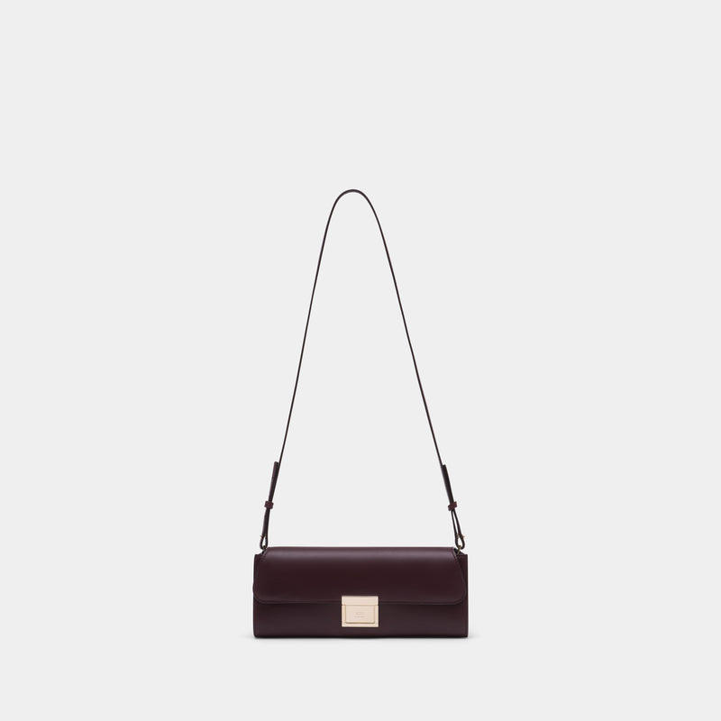 Mimi Crossbody - AMI Paris - Leather - Burgundy