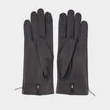 Gloves - AMI Paris - Leather - Black
