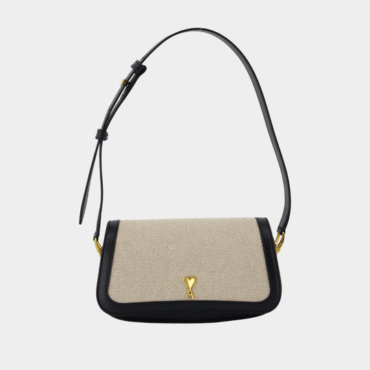 Paris Paris Shoulder Bag - AMI Paris - Canvas - Multicolor