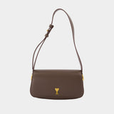 Paris Paris Shoulder Bag - AMI Paris - Leather - Brown