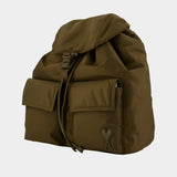 Marcel Rucksack - AMI Paris - Nylon - Khaki
