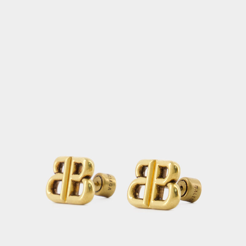 Monaco Stud Xs Earrings - Balenciaga - Synthetic - Gold