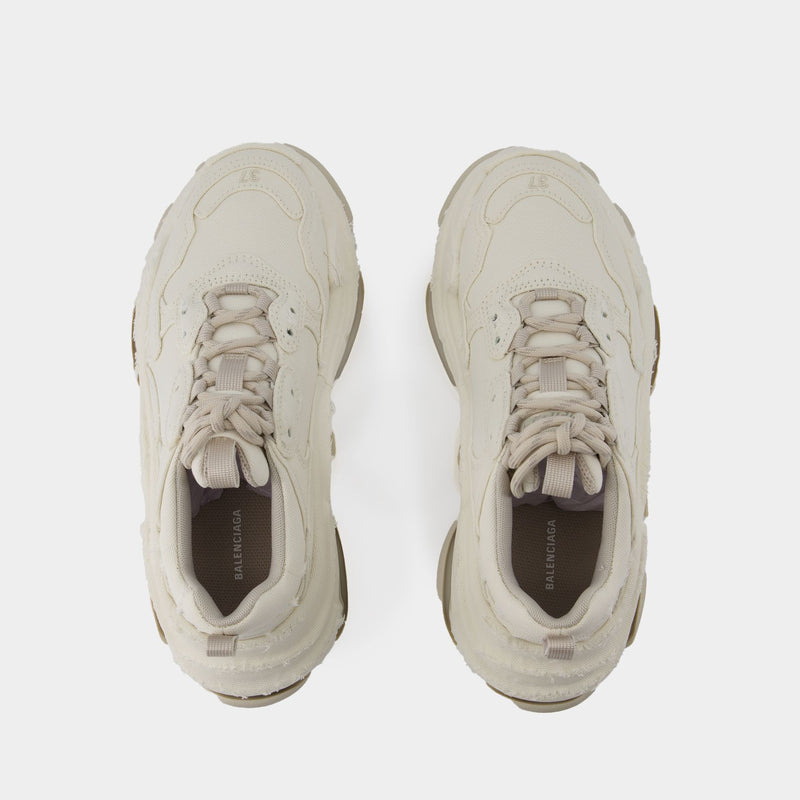 Triple S Sneakers - Balenciaga - Synthetic - Beige
