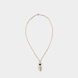 Keyholder Necklace - Balenciaga - Metal - Silver