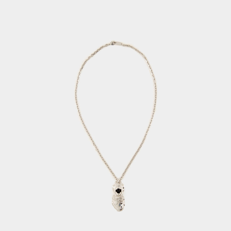 Keyholder Necklace - Balenciaga - Metal - Silver
