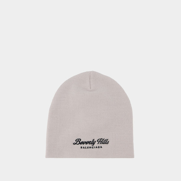 帽子 BALENCIAGA Beverly Hills beanie Balenciaga Beverly Hills Beanie in Black & White | FWRD