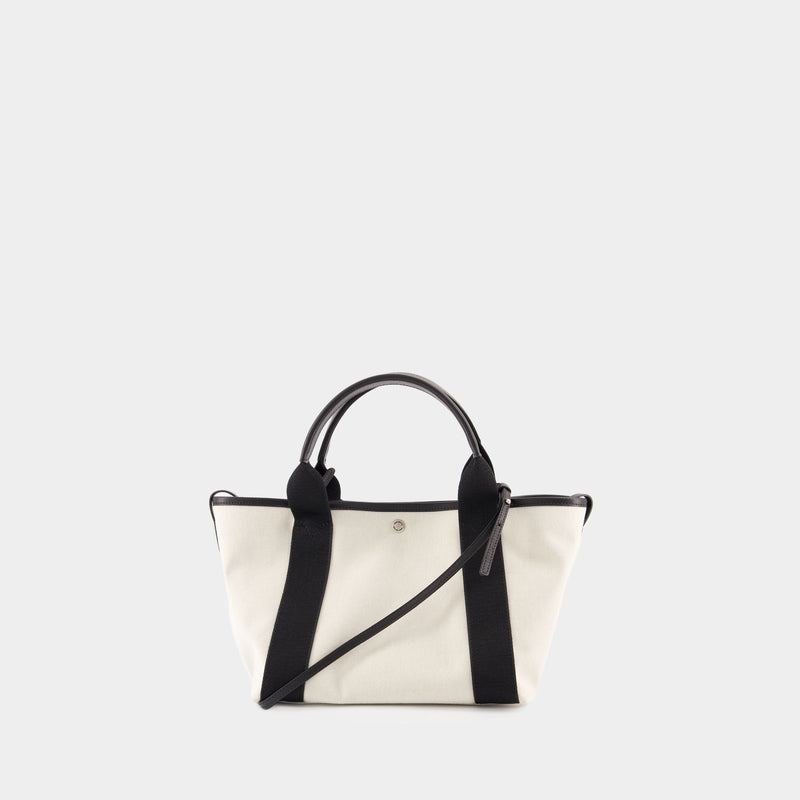 【関税&送料込み】Balenciaga Navy Revamp Small Shopper Bag Navy Revamp Small Shopper Bag - Balenciaga - Cotton - White