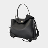 Rodeo Top Handle Medium Purse - Balenciaga - Leather - Black