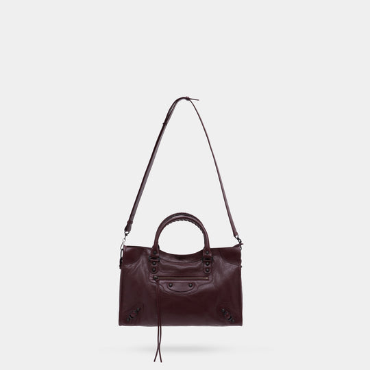 Le City Medium Purse - Balenciaga - Leather - Burgundy