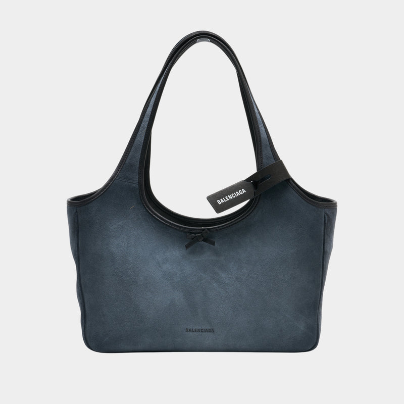 Lau East West Shoulder Bag S - Balenciaga - Leather - Grey