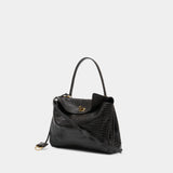 Rodeo Top Handle M Bag - Balenciaga - Leather - Espresso