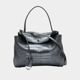 Rodeo Top Handle Bag M - Balenciaga - Leather - Grey