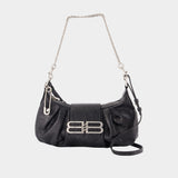 Pamela Shoulder Bag - Balenciaga - Leather - Black