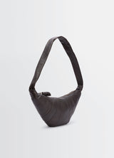 Medium Croissant Crossbody - Lemaire - Leather - Chocolate