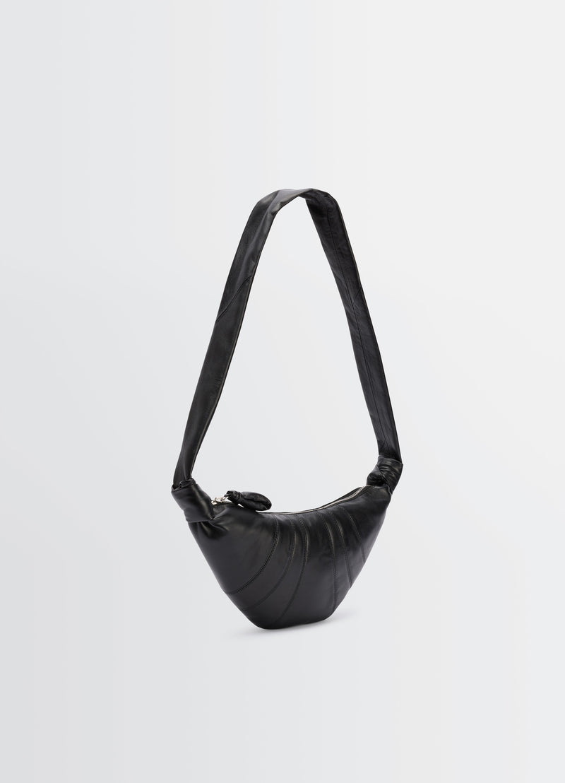 Small Croissant Bag - Lemaire - Leather - Black