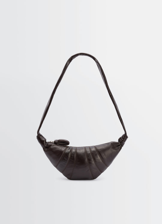 Small Croissant Bag - Lemaire - Leather - Dark Chocolate