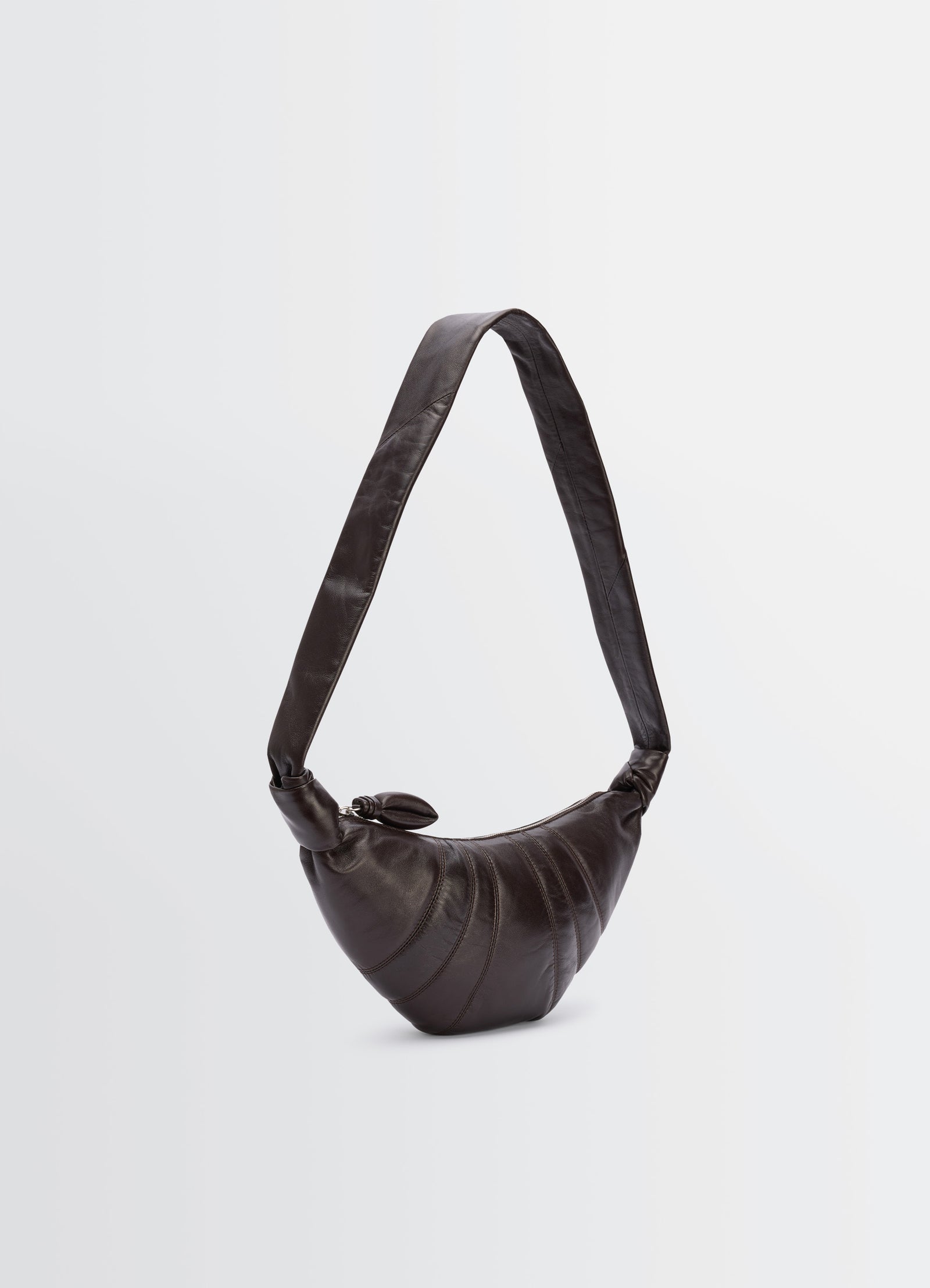 Small Croissant Bag - Lemaire - Leather - Dark Chocolate