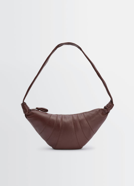 Medium Croissant Crossbody - Lemaire - Leather - Brown
