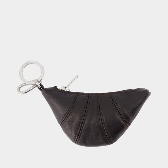 Mini Croissant Keychain - Lemaire - Leather - Brown