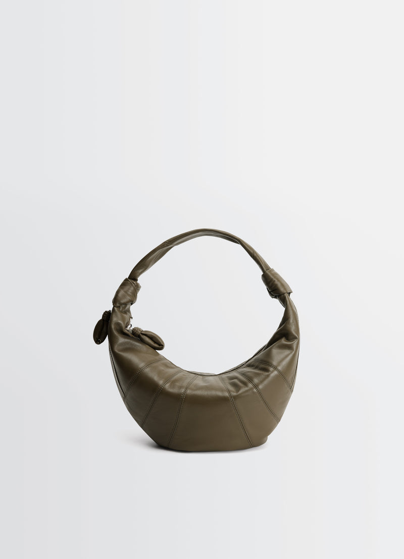 Fortune Croissant Crossbody - Lemaire - Leather - Khaki
