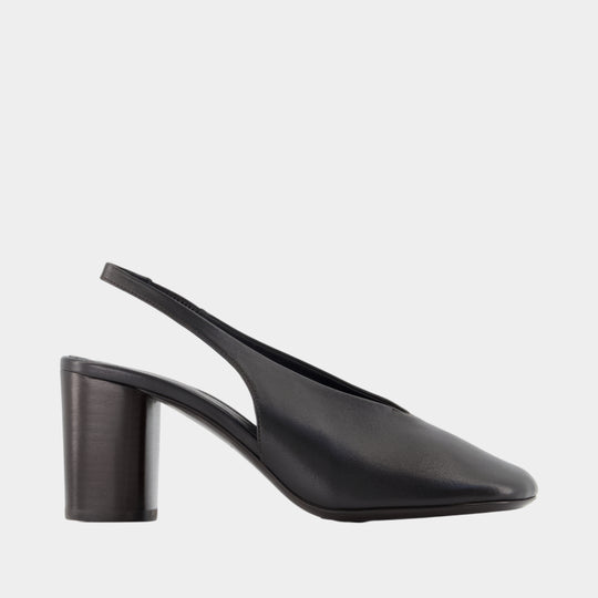 Glove 80 Pumps - Lemaire - Leather - Dark Brown