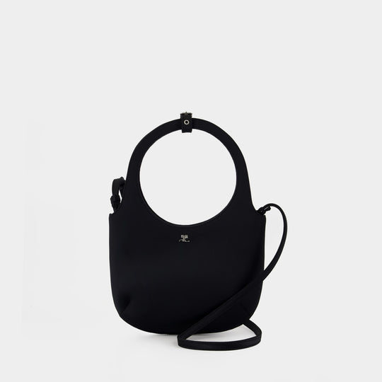 Holy Shoulder Bag - Courreges - Satin - Black