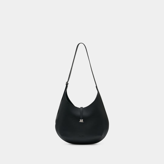 Holy Shoulder Bag - Courreges - Leather - Black