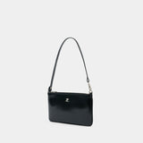 Shoulder Bag - Courreges - Leather - Black