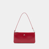 Shoulder Bag - Courreges - Leather - Red