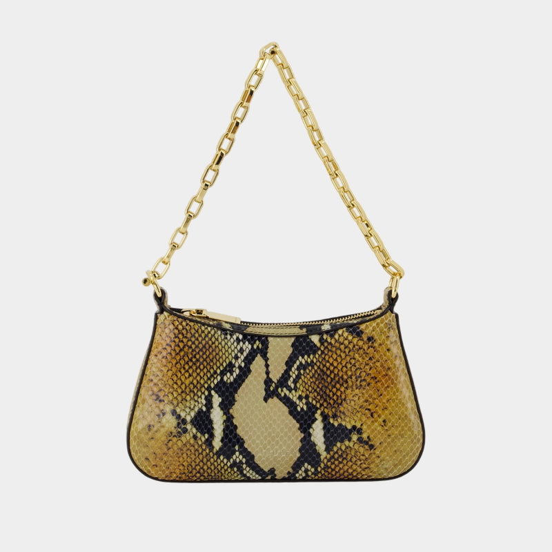 T Bar Mini Handbag - Alexander McQueen - Leather - Brown