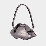 Manta Clutch - Alexander McQueen - Leather - Silver