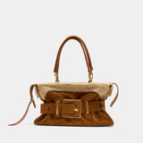 Anthem Shoulder Bag - Balmain - Leather - Brown