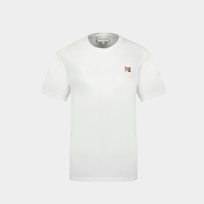 Fox Head Patch T-Shirt - Maison Kitsune - Cotton - White