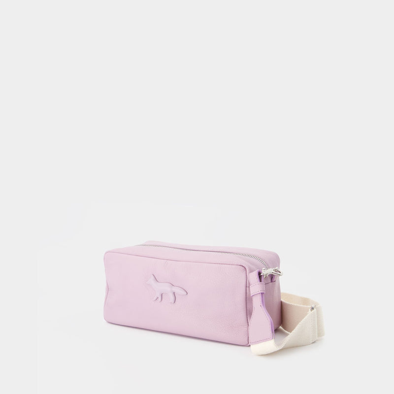 Cloud Baguette Shoulder Bag - Maison Kitsune - Leather - Lilac