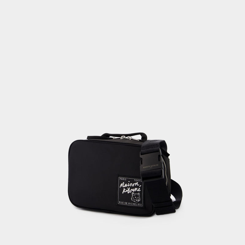 "The Traveller" Belt Bag - Maison Kitsune - Synthetic - Black