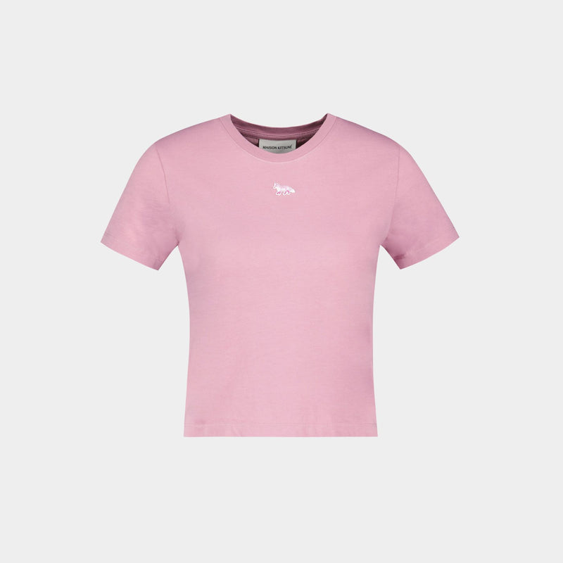 Baby Fox Patch T-Shirt - Maison Kitsune - Cotton - Pink