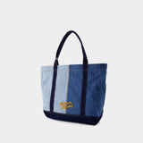 Fox Head Medium Shopper Bag - Maison Kitsune - Denim - Blue