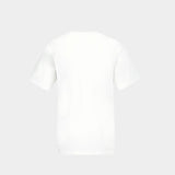 Handwriting Comfort T-Shirt - Maison Kitsune - Cotton - White/Black