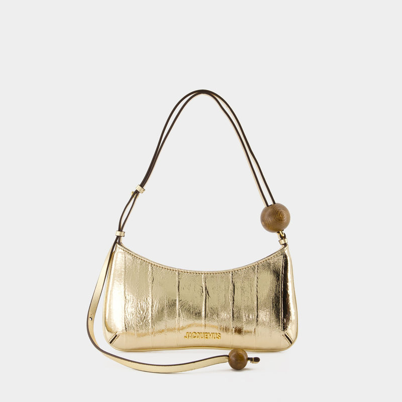 Le Bisou Perle Bag Jacquemus Leather Gold - Main Image