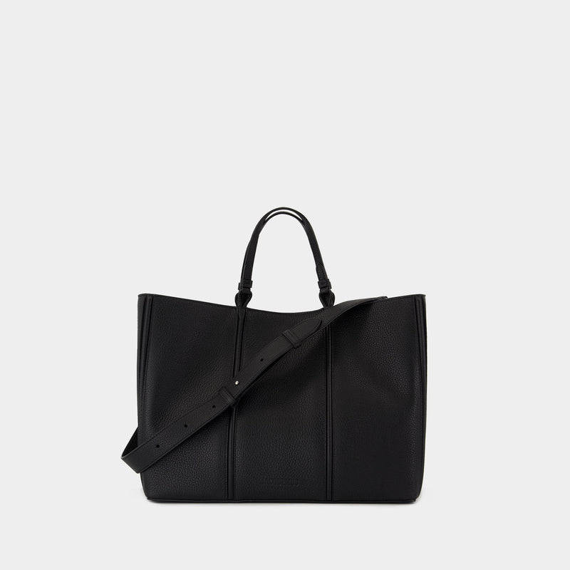 Le Cabas Marino E/w - Jacquemus - Leather - Black