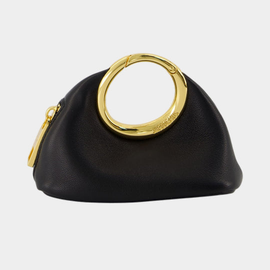 Le Porte Calino Keychain - Jacquemus - Leather - Black
