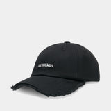 La Casquette Artichaut - Jacquemus - Cotton - Black
