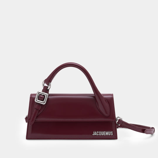 Le Chiquito Long Boucle - Jacquemus - Leather - Burgundy