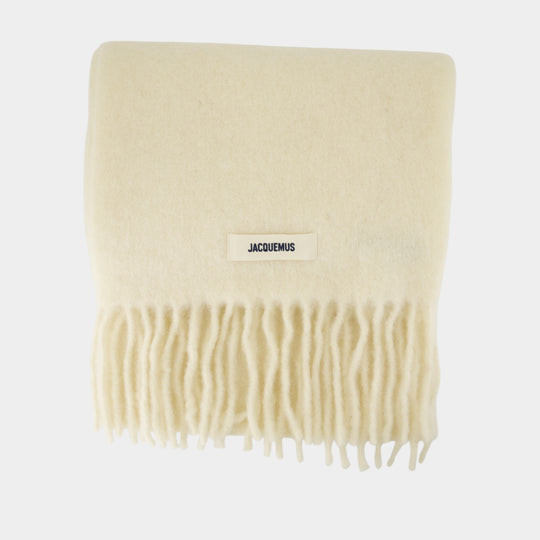 L'Echarpe Carro - Jacquemus - Wool - White