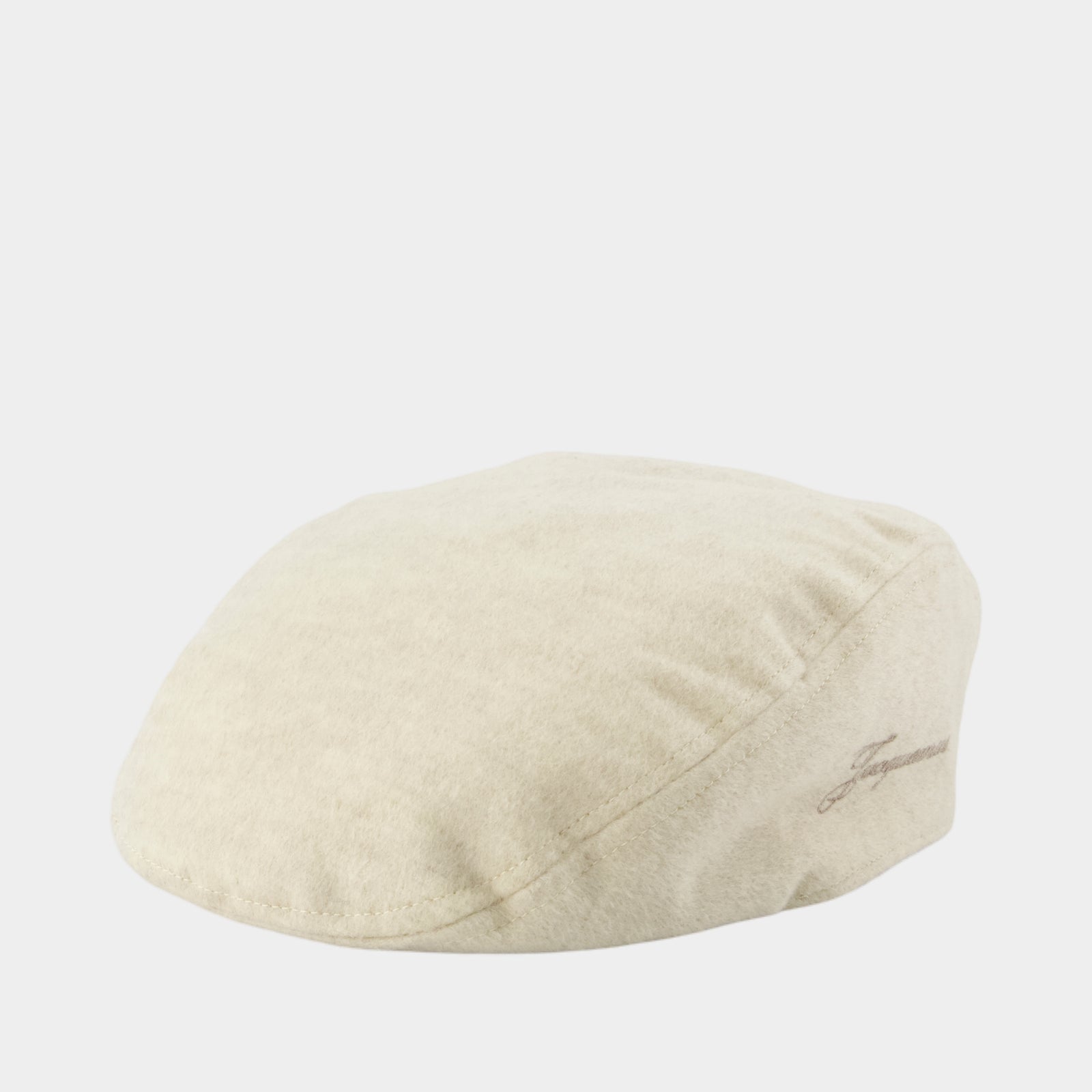 Le Beret Valerie - Jacquemus - Cotton - Beige The Valérie beret by JACQUEMUS | Official website main image 4