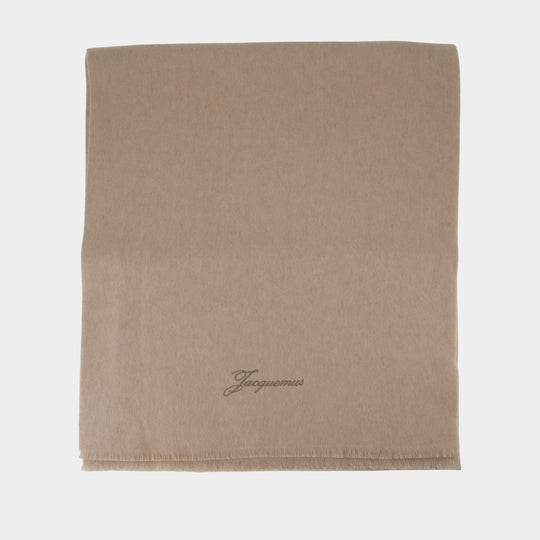 L'Echarpe Tailleur - Jacquemus - Wool - Beige