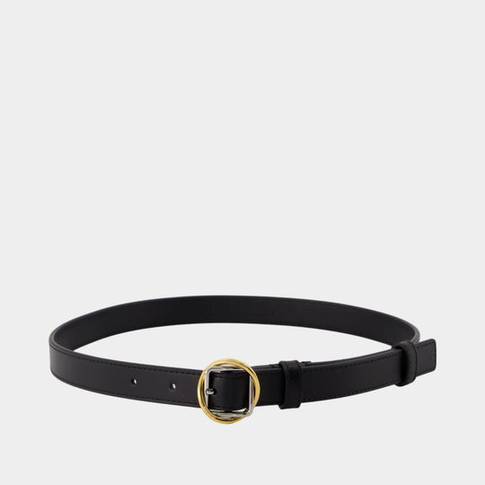 La Ceinture Salon Fine - Jacquemus - Leather - Black