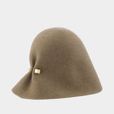 Le Chapeau Cloche - Jacquemus - Wool - Beige