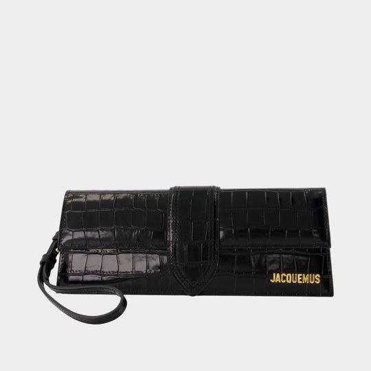 La Pochette Bambino - Jacquemus - Leather - Black